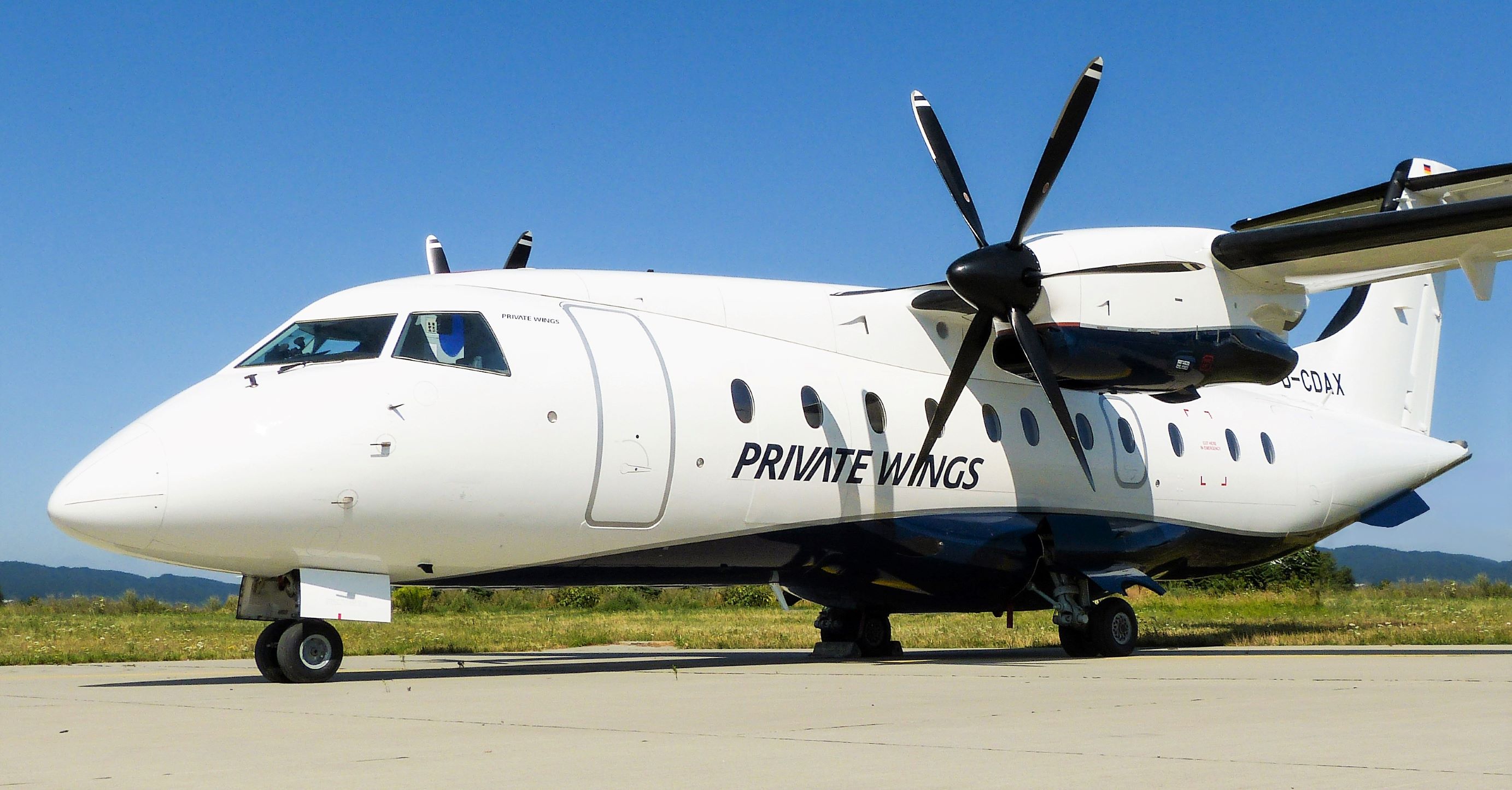 Private Wings Dornier 328-100 in the new livery